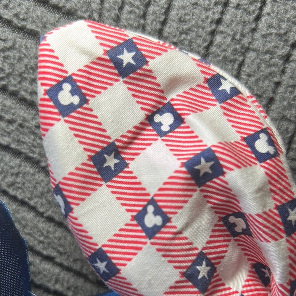 Disney 4th of July, Red ,White and Blue Star Minnie Mouse Ears - Picture 2 of 5